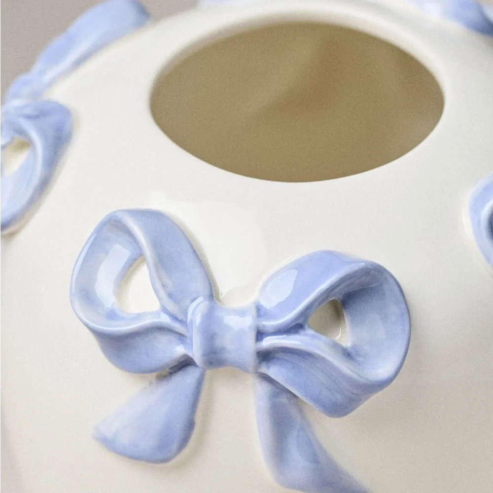 Anthropologie Clara Bow Vase | Glossy Blue | Small | NIB